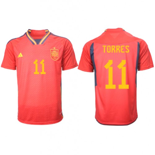 Spania Ferran Torres #11 Hjemmedrakt VM 2022 Kortermet Spania Ferran Torres #11 Hjemmedrakt VM 2022 Kortermet